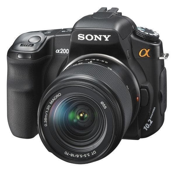 Alpha DSLR-A200 Reflex - Nero + Sony Sony 18-70mm f/3.5-5.6 AF DT f/3.5-5.6