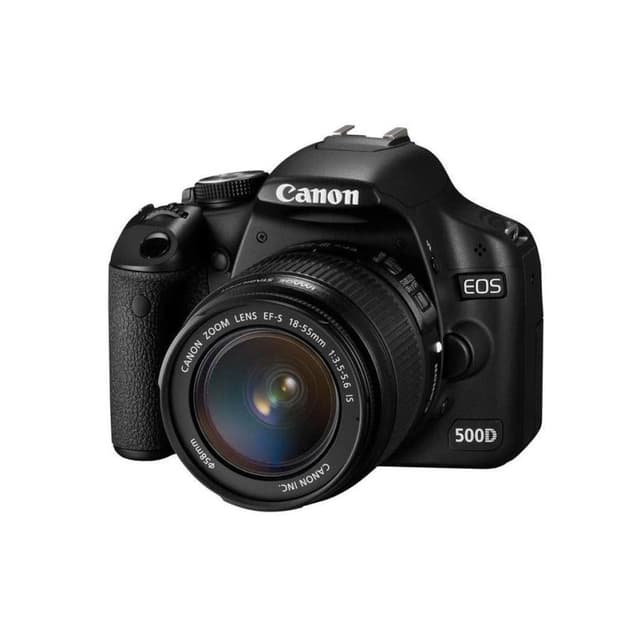 CANON EOS 500D SLR - Black + Canon Canon Zoom Lens EF-S 18-55mm f/3.5-5.6 IS