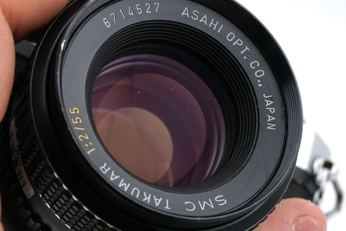 Pentax Spotmatic SP+ 55mm f2 SMC Takumar