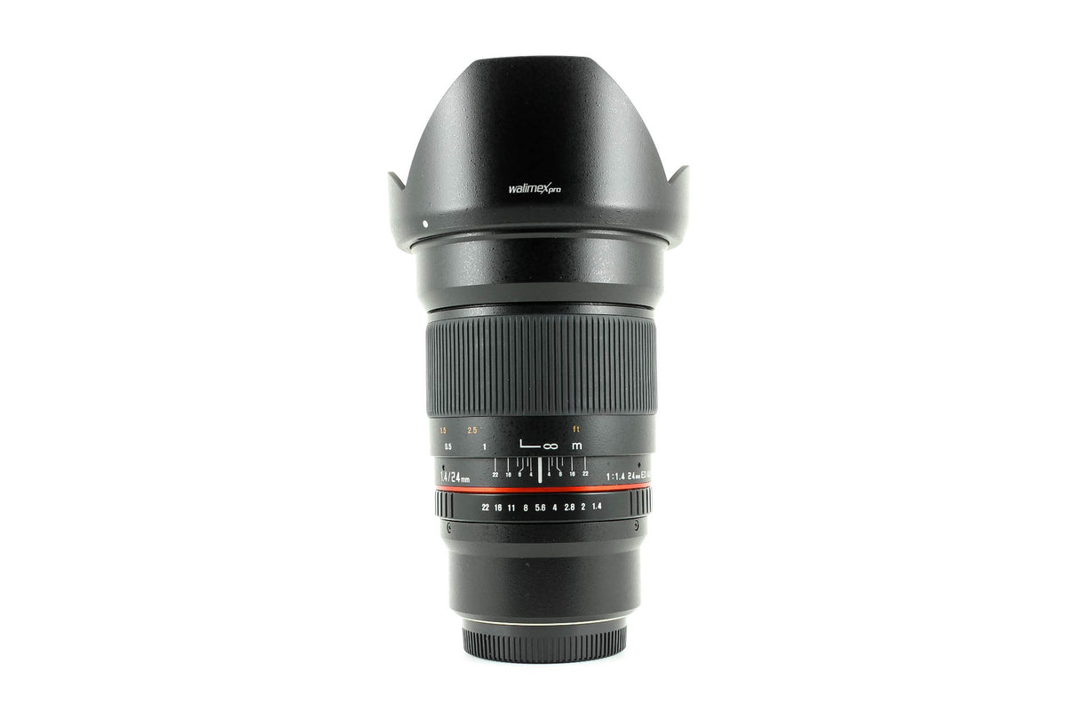 Walimex Pro 24mm f/1.4 ED AS UMC - Compatibile con Micro Quattro Terzi