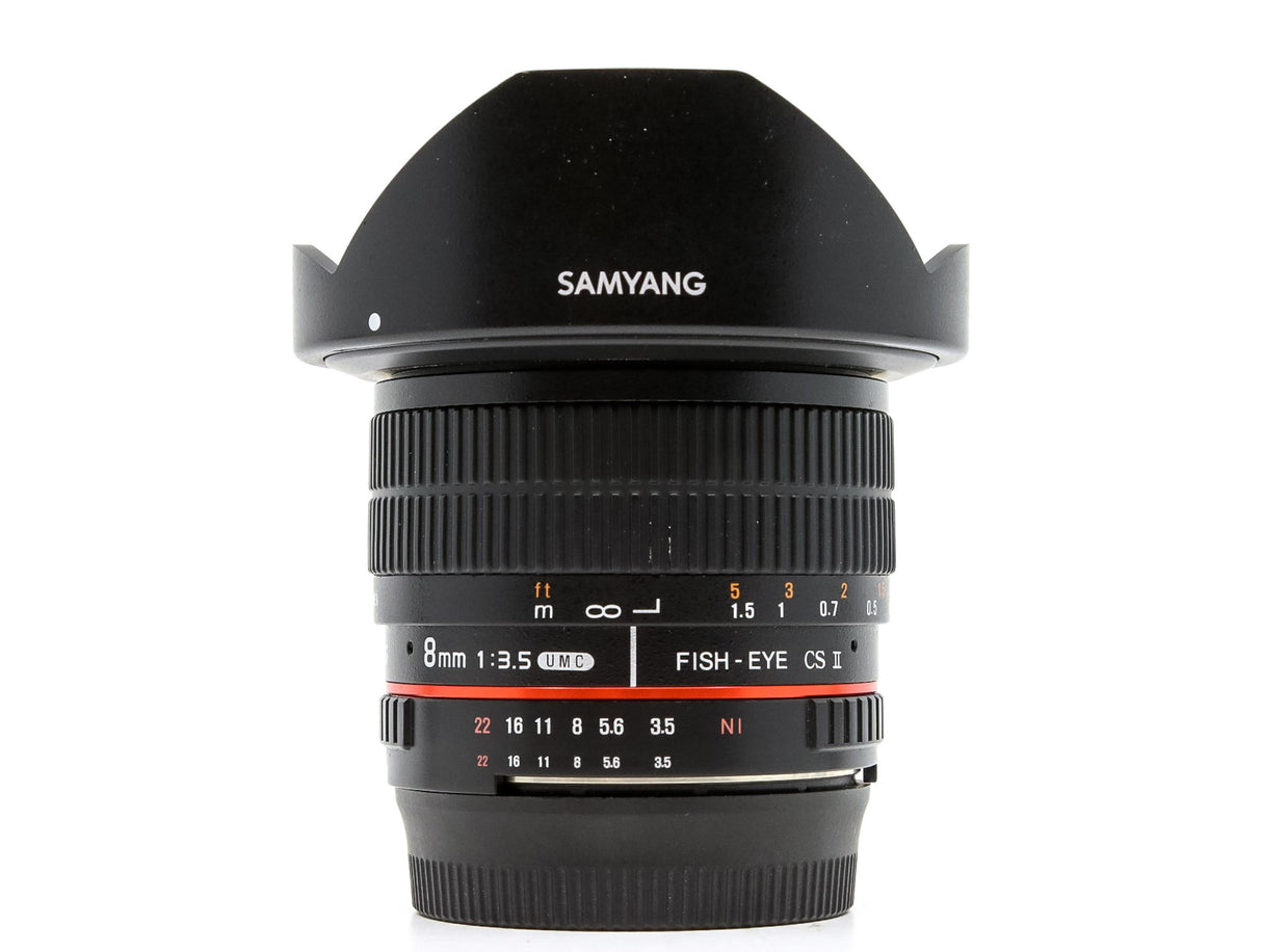 Samyang 8mm f/3.5 UMC CS II - Compatibile con Micro Quattro Terzi