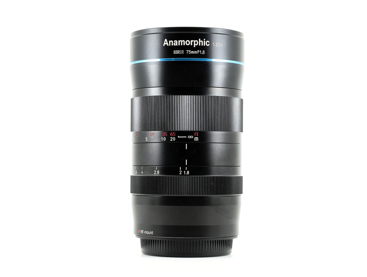 Sirui 75mm f/1.8 1.33x Anamorfico - Compatibile con Canon RF