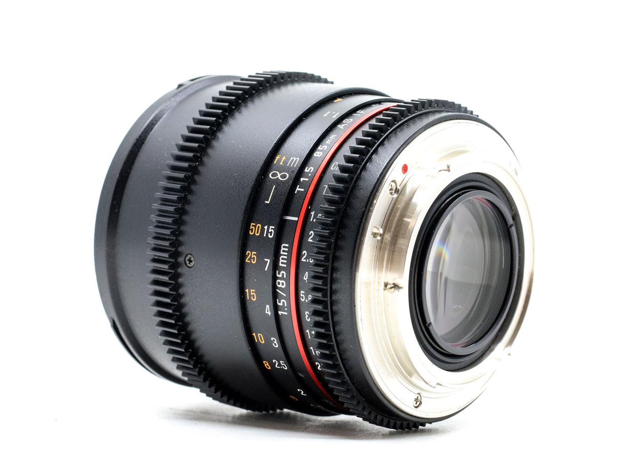 Samyang 85mm T1.5 AS UMC II - Compatibile con Canon EF