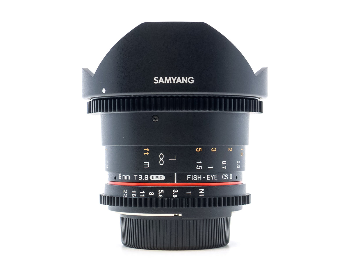 Samyang 8mm T3.8 UMC CS II - Compatibile con Nikon