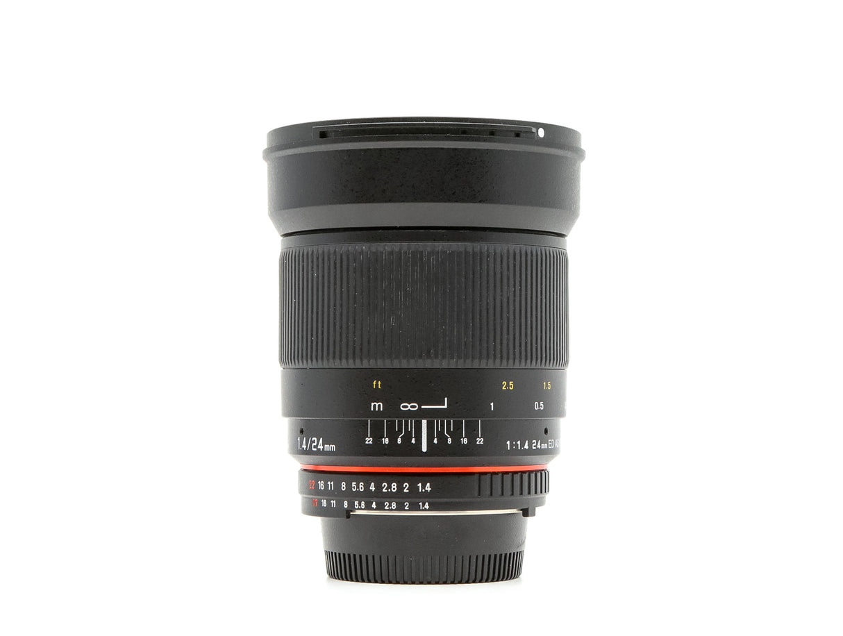 Walimex Pro 24mm f/1.4 ED AS UMC - Compatibile con Nikon
