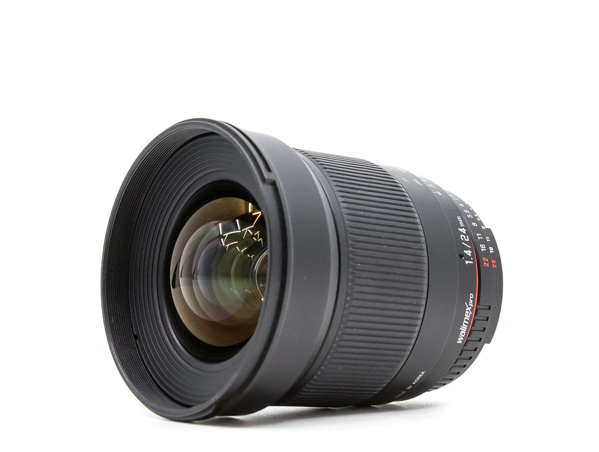 Walimex Pro 24mm f/1.4 ED AS UMC - Compatibile con Nikon