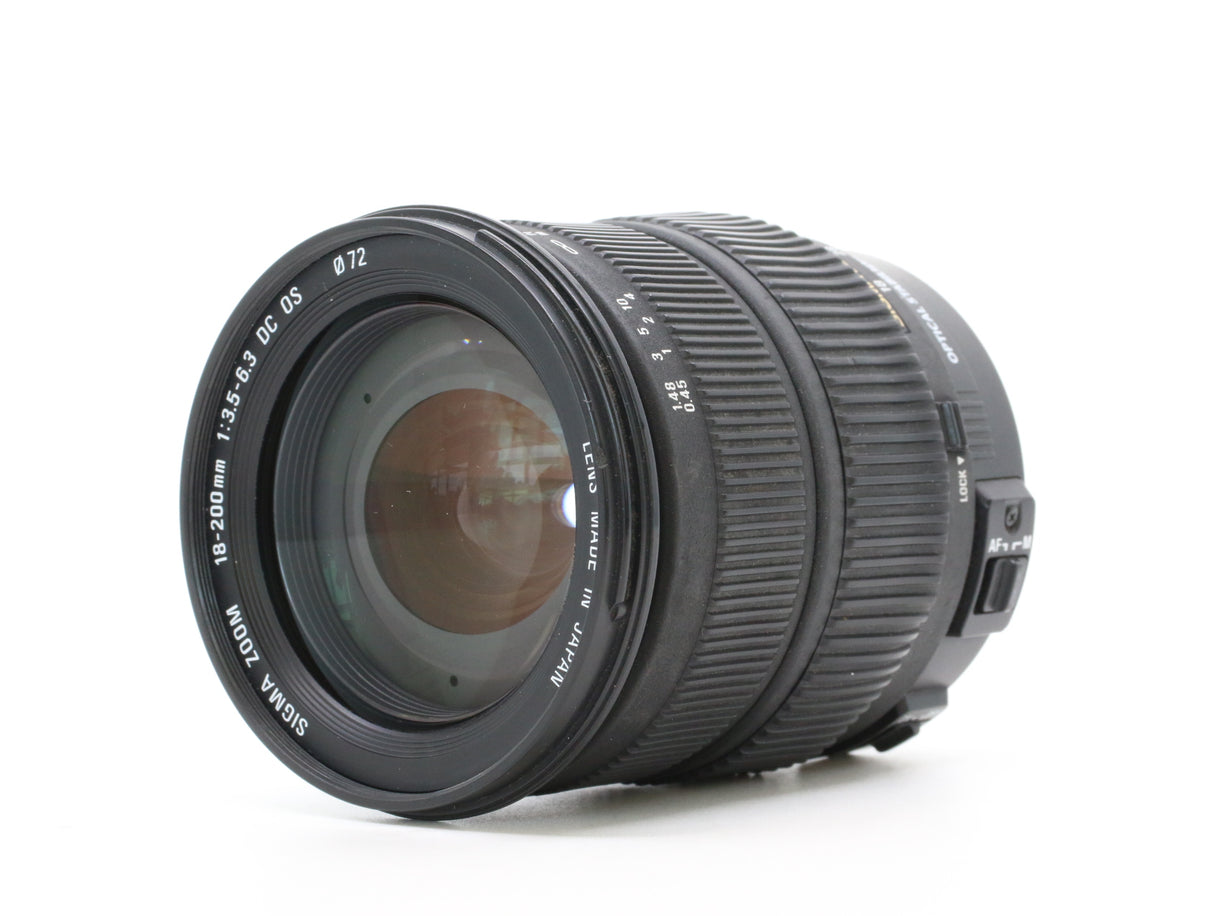 Sigma 18-200mm f/3.5-6.3 DC OS - Compatibile con Canon EF-S
