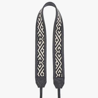 Jaipur #102 - Fabric & Leather camera strap
