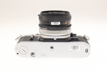 Canon AE-1 + 50 mm f1.8 SC