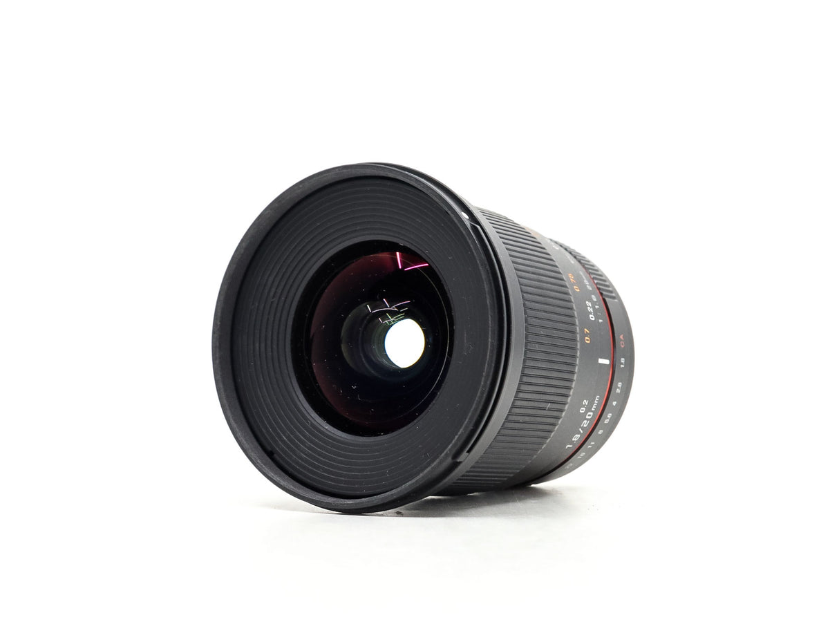 Samyang 20mm f/1.8 ED COME SE UMC - Canon EF Fit