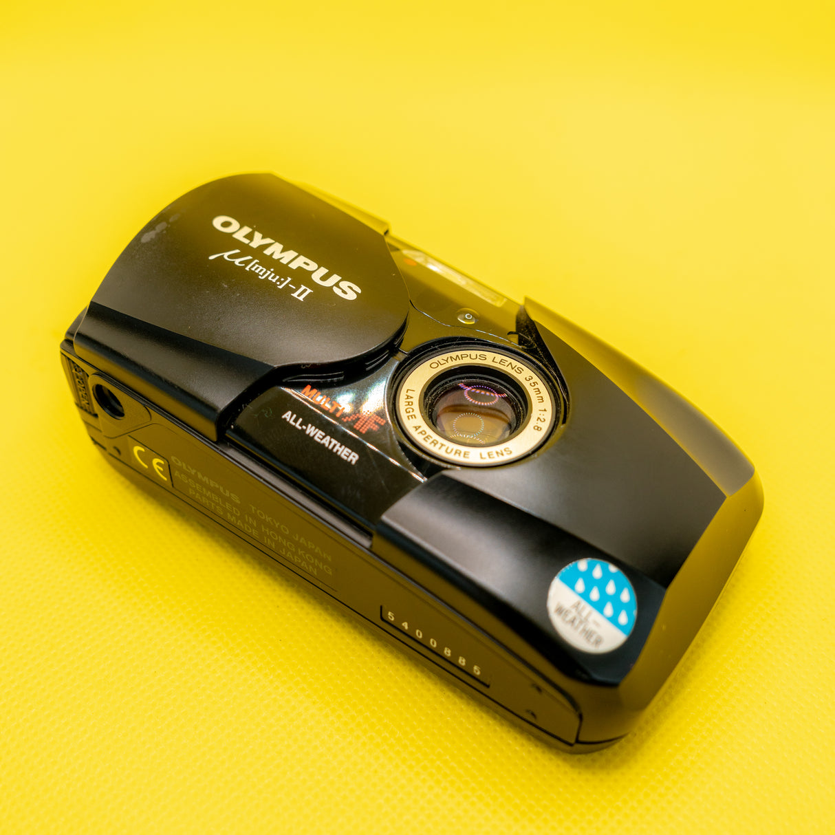 Olympus MJU II (GRAY) Version F2.8 - Premium 35mm Point And Shoot Film Camera