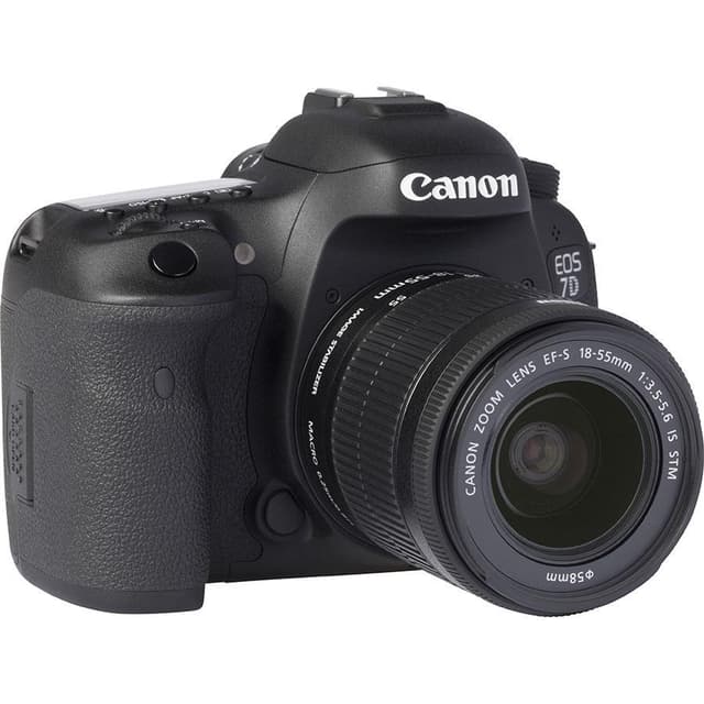 EOS 7D SLR - Black + Canon 18-55mm f/3.5-5.6 IS STM f/3.5-5.6 