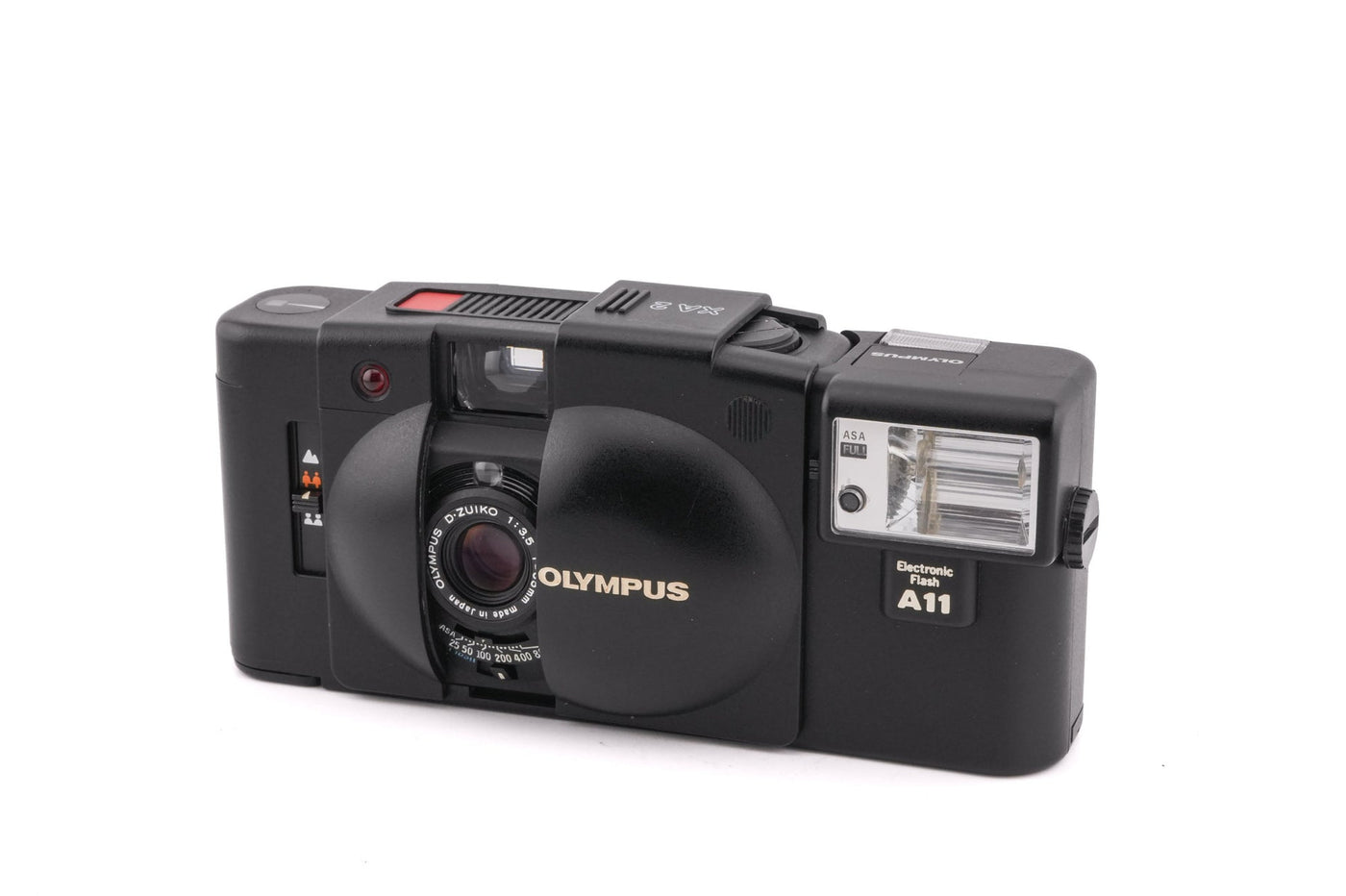 Olympus XA2 + A11 Electronic Flash · imagen principal