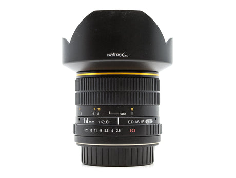 Walimex Pro 14mm f/2.8 ED AS IF UMC - Canon EF Fit - segunda mano - excelente estado - foto principal - SKU 3785833 - Camera 