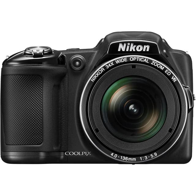 Bridge Coolpix L830 Camera - Black + Nikon Nikkor 34x Wide Optical Zoom ED VR 22.5–765 mm f/3–5.9 f/3–5.9 · imagen principal