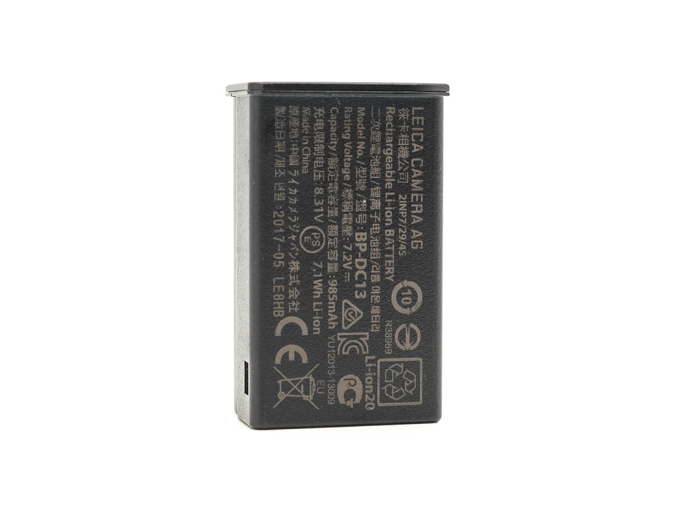 Leica T Lithium-Ion Battery BP-DC13  · main image