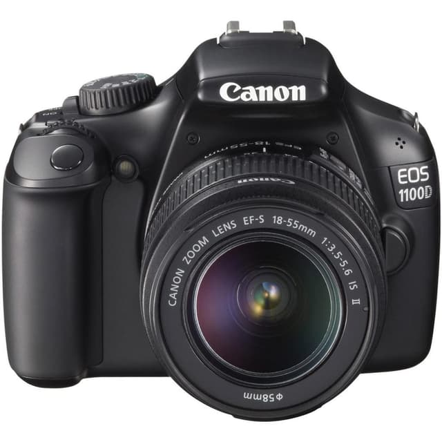 EOS 1100D SLR - Black + Canon Canon EF-S 18-55mm f/3.5-5.6 IS II f/3.5-5.6  · main image