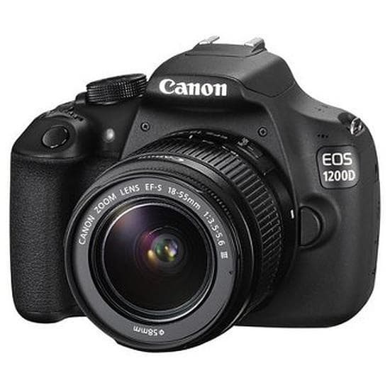 EOS 1200D SLR - Black + Canon EF-S 18-55mm f/3.5-5.6 IS f/3.5-5.6 · imagen principal