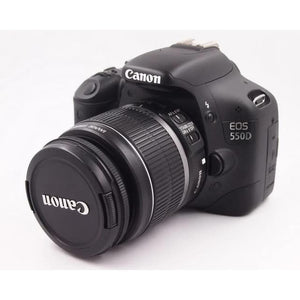 CANON EOS 550D SLR - Black + Canon EF-S 18-55mm f/3.5-5.6 IS II