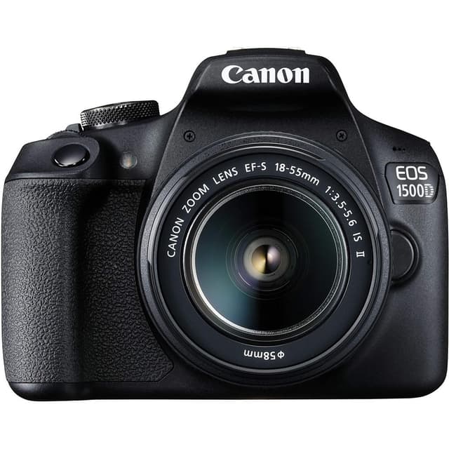 EOS 1500D SLR - Black + Canon EF-S 18-55mm f/3.5 IS f/3.5 · imagen principal