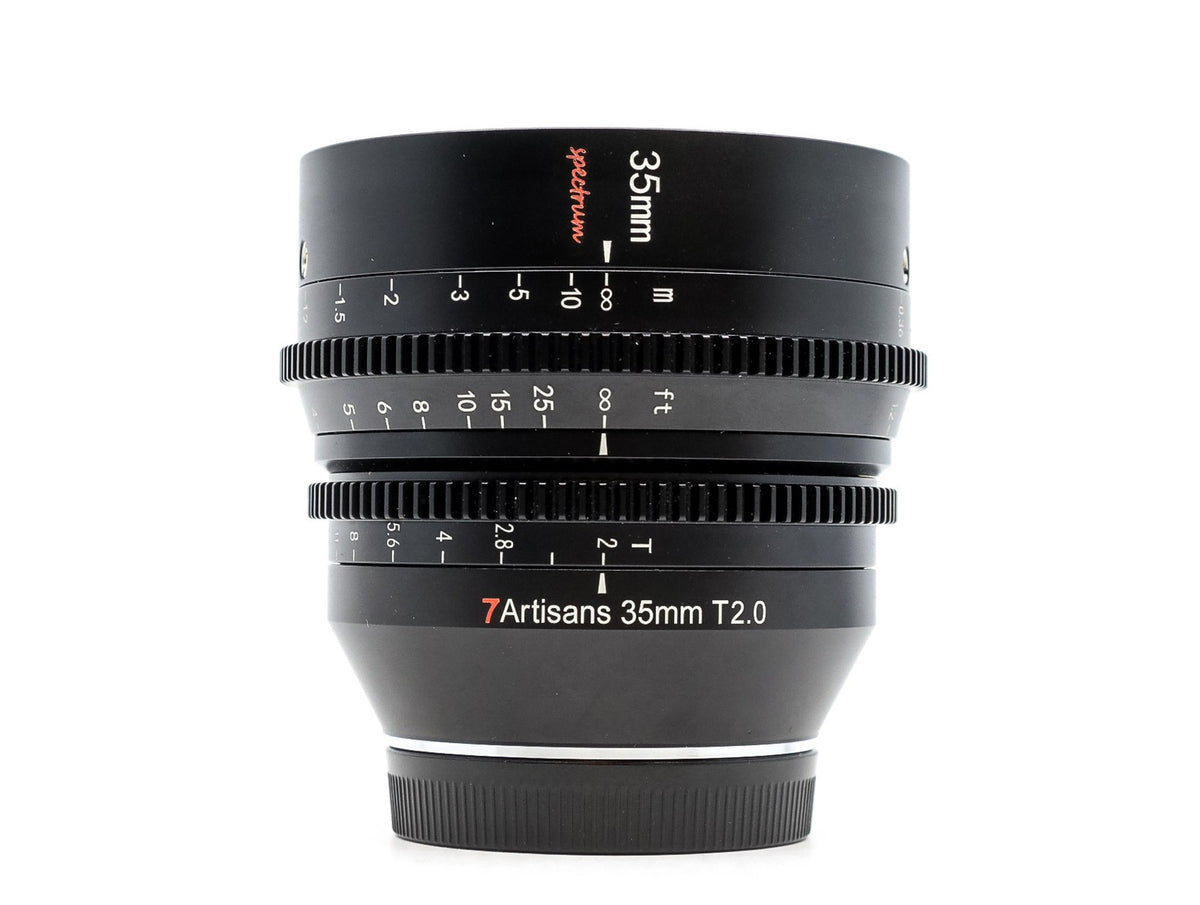 7Artisans 35mm T2.0 Spectrum - Sony FE Fit · imagen principal
