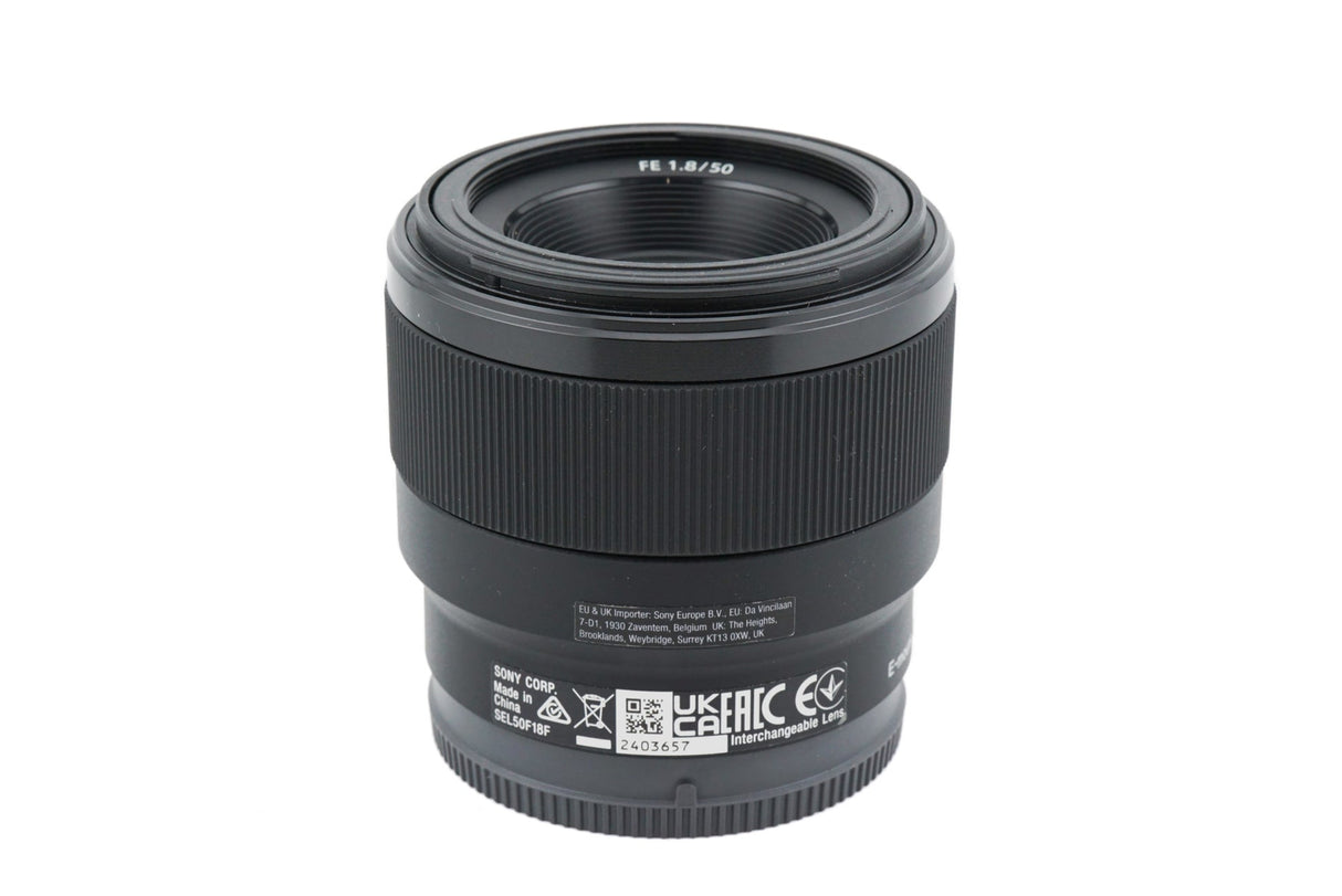 Sony 50mm f1.8 FE - (Sony E-mount) black 