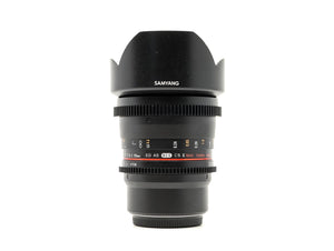 Samyang 10mm T3.1 Cine VDSLR ED AS NCS CS II - Compatibile con Micro Quattro Terzi 