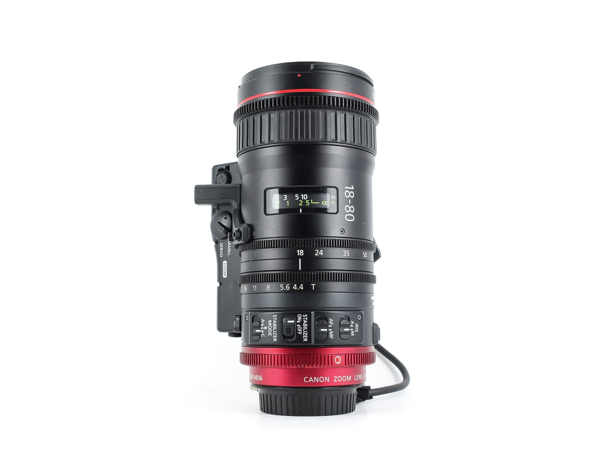 Canon CN-E 18-80mm T4.4 - Attacco EF