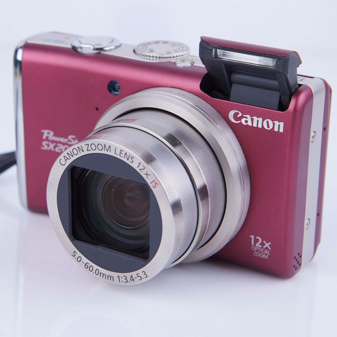 Canon PowerShot SX200 IS - Vintage Digital Camera (Digicam) 