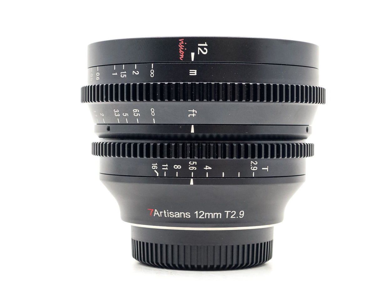 7Artisans 12mm T2.9 Vision - Micro Four Thirds Fit 