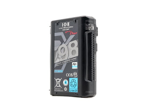 Batteria IDX DUO-C98P con attacco a V