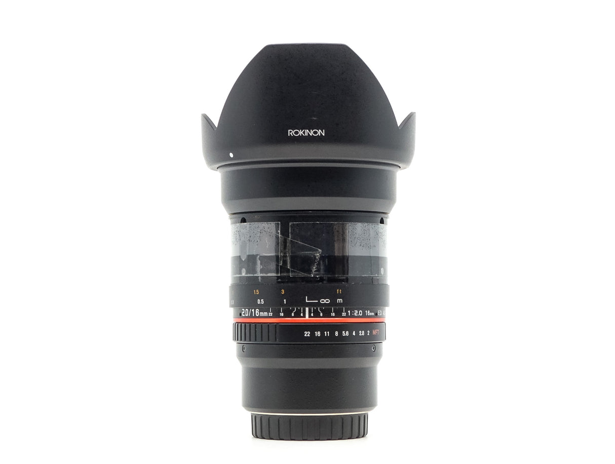 Rokinon 16mm f/2 ED AS UMC CS - Micro Four Thirds Fit