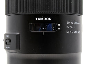 Tamron SP 70-200mm f/2.8 Di VC USD G2 - Compatibile con Canon EF