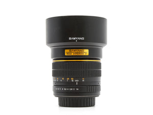 Samyang 85mm f/1.4 ASPH IF - Sony A Fit 