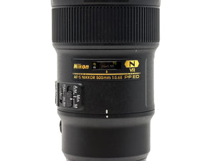 Obiettivo Nikon AF-S Nikkor 500mm f/5.6E PF ED VR 