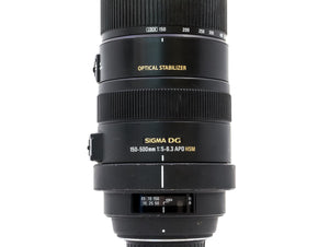 Sigma 150-500mm f/5-6.3 APO DG OS HSM - Nikon Fit
