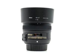 Nikon AF-S Nikkor 50mm f/1.8G - segunda mano - excelente estado - foto principal - SKU 3518436 - Camera Market