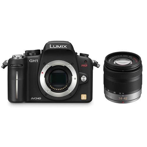 Lumix DMC-GH1 - Black + Panasonic Lumix G Vario 14-42mm f/3.5-5.6 f/3.5-5.6  · main image