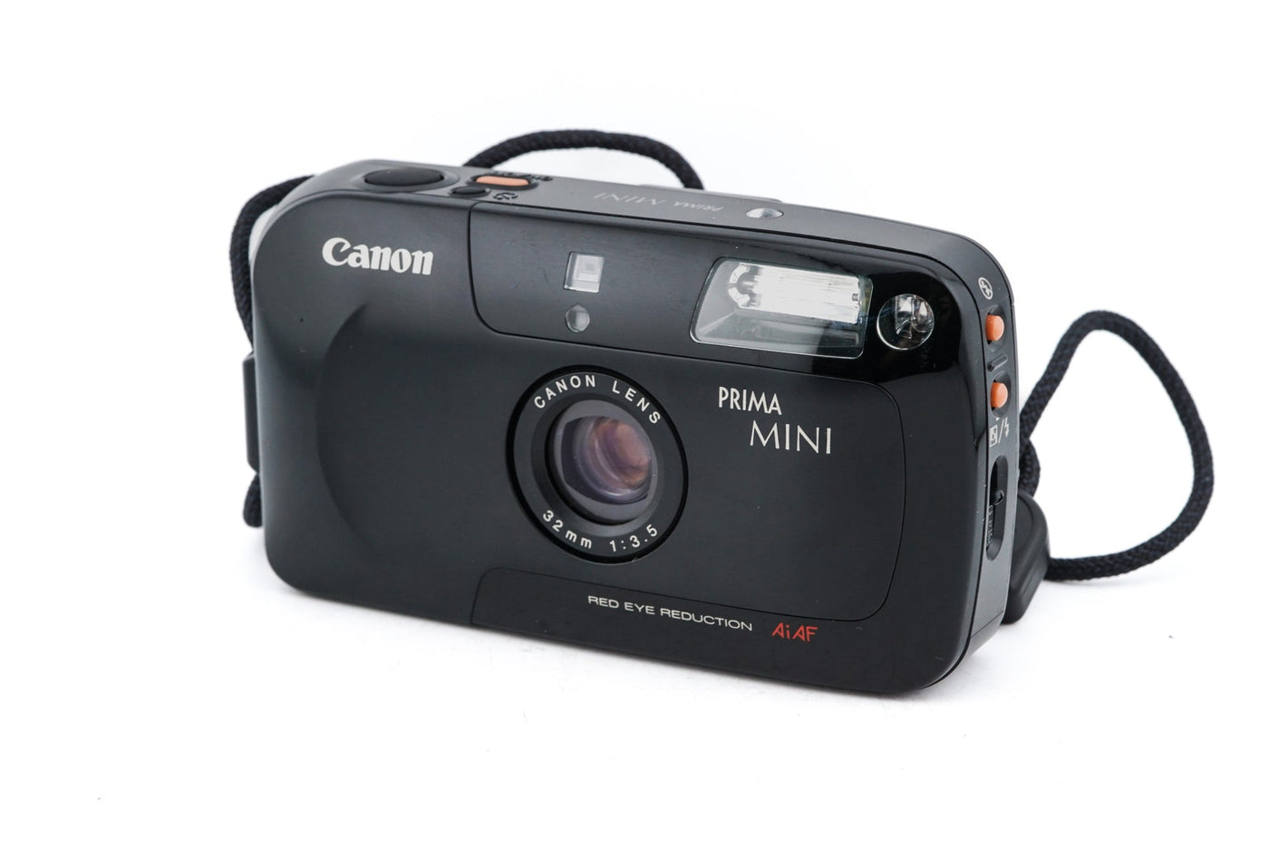 Canon Prima Mini - Cámara Analógica de 35mm Vintage (Reacondicionada) Negro · imagen principal