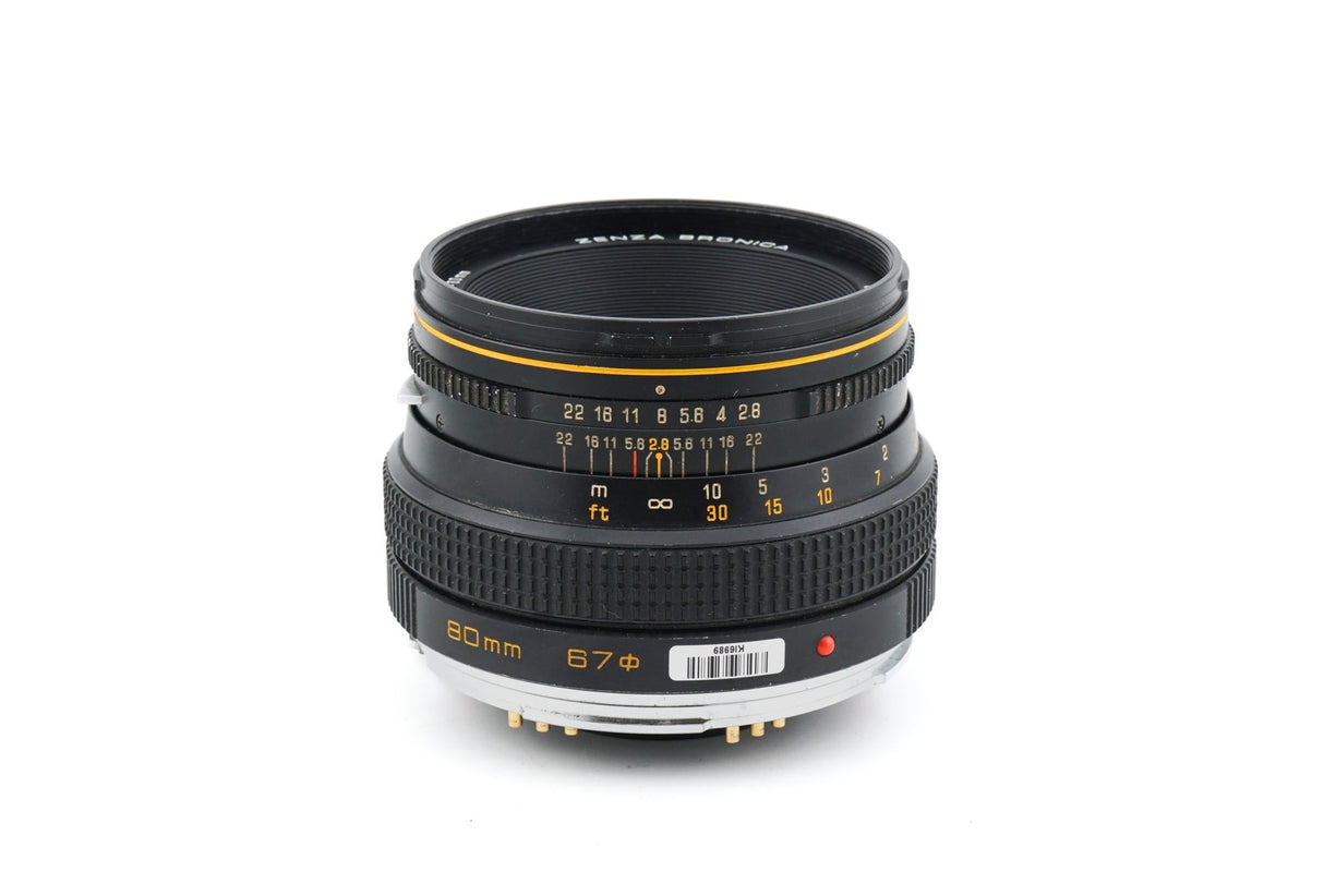 Zenza Bronica 80mm f2.8 Zenzanon-S 