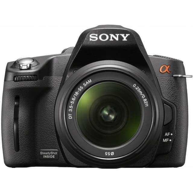 Alpha DSLR-A390 Reflex - Black + Sony DT 18-55mm f/3.5-5.6 SAM f/3.5-5.6  · main image