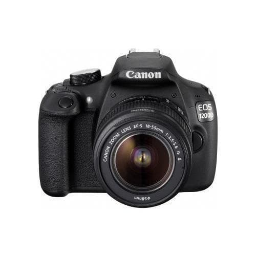 EOS 1200D SLR - Black + Canon EF-S 18-55mm f/3.5-5.6 III f/3.5-5.6 · imagen principal