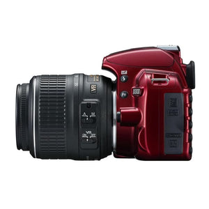 NIkon Réflex D3100 - Rojo + Nikon AF-S DX Nikkor 18-55mm f/3.5-5.6G VR