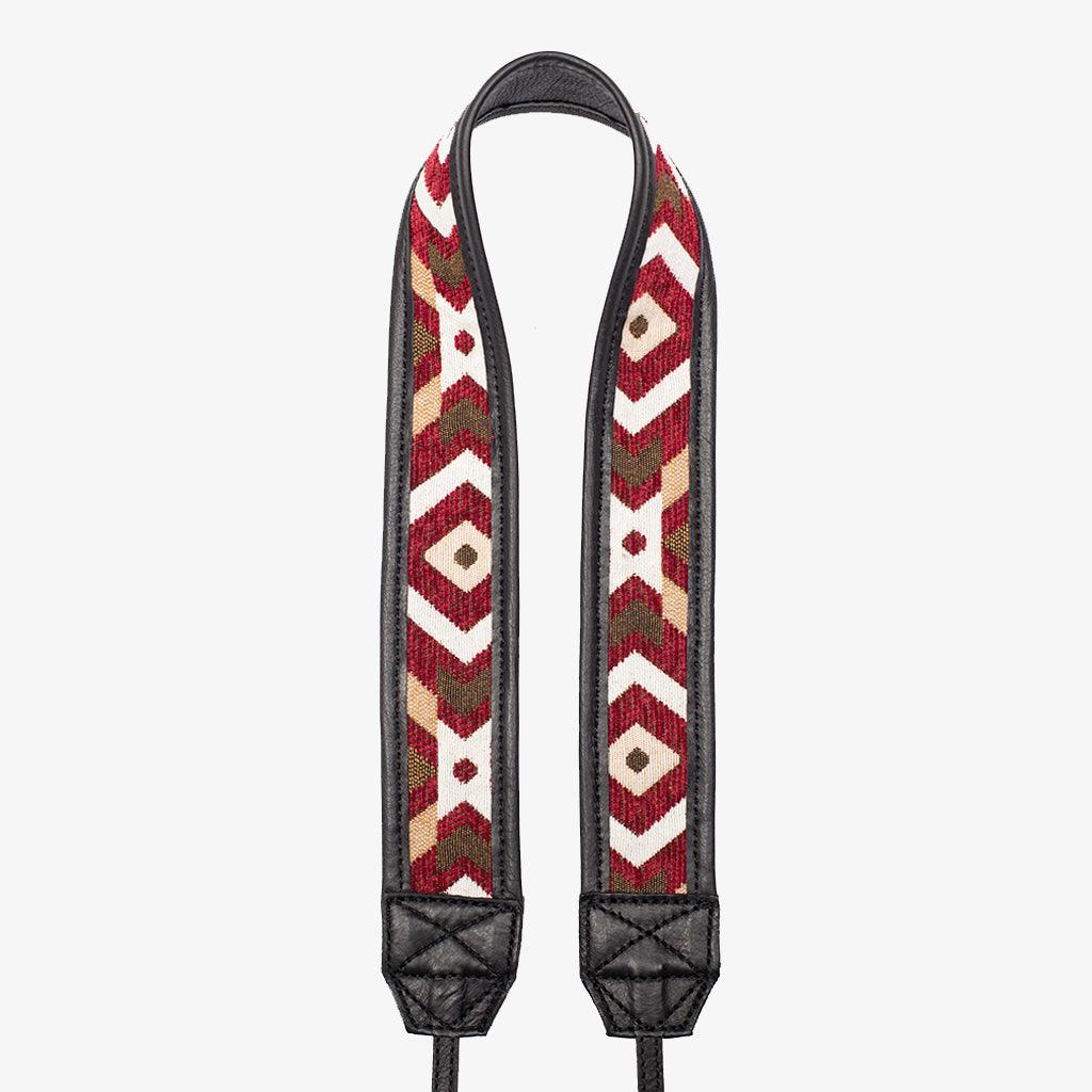 Limited Edition - Jaipur #115 - Fabric & Leather camera strap · main image
