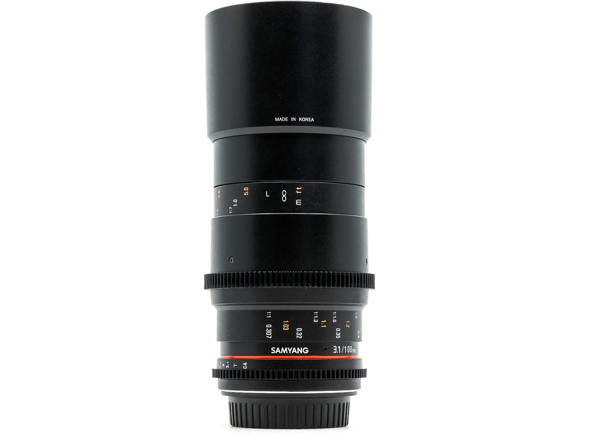 Samyang 100mm T3.1 ED UMC Macro - Canon EF fit · imagen principal