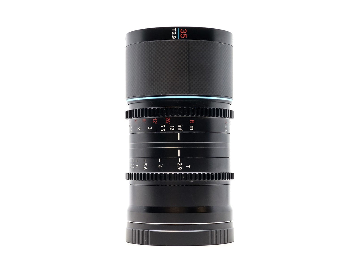 Sirui Saturn 35mm T2.9 1.6x Anamorphic [Blue Flare] - DL Fit · imagen principal