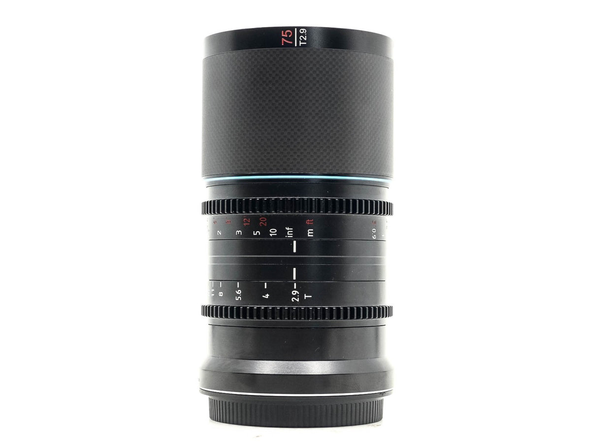 Sirui Saturn 75mm T2.9 1.6x Anamorphic [Neutral Flare] - Nikon Z Fit · imagen principal