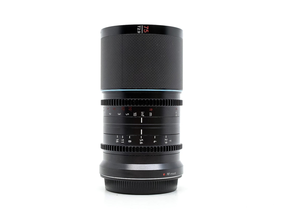 Sirui Saturn 75mm T2.9 1.6x Anamorphic [Neutral Flare] - Canon RF Fit · imagen principal
