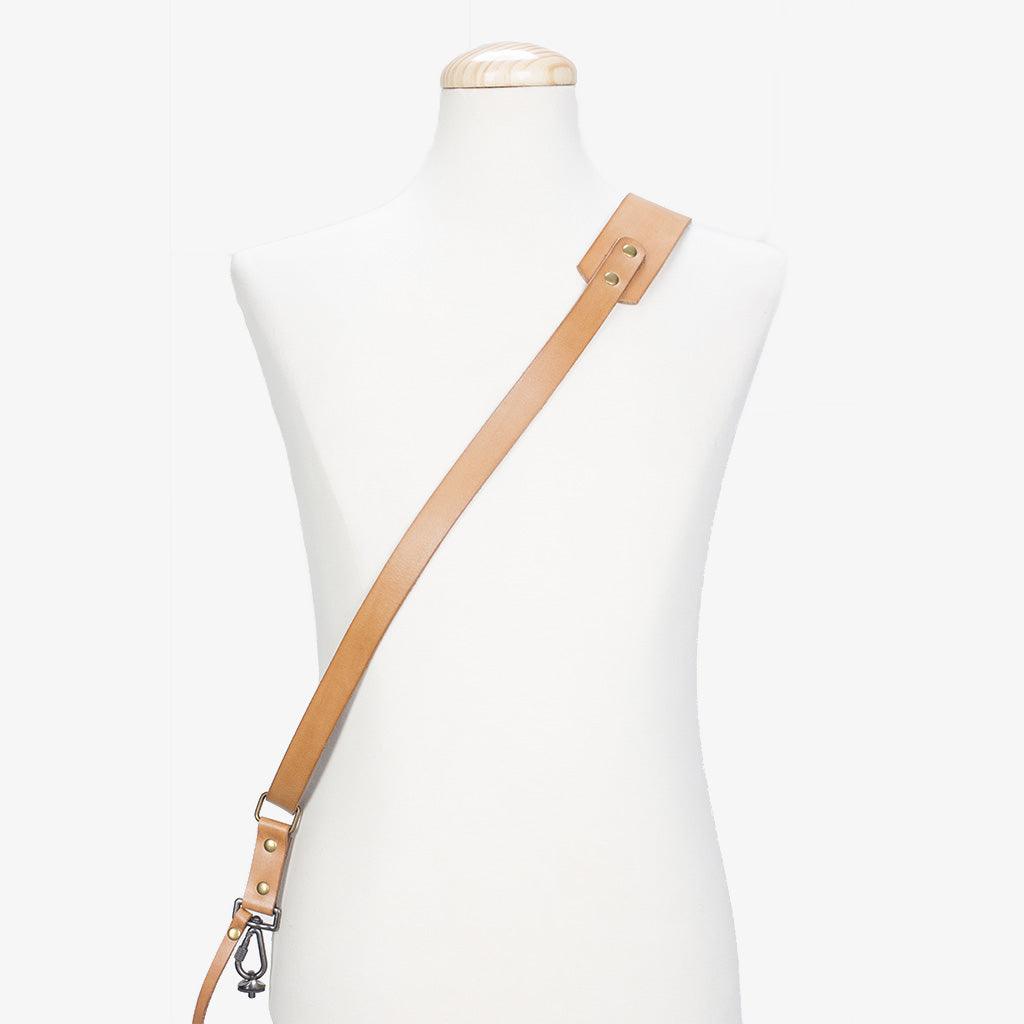 Berlin #603 - Tanned sling leather camera strap · main image