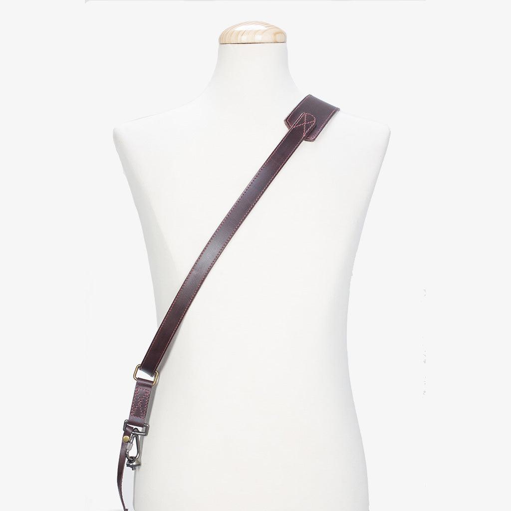 Tokyo #602 - Brown & Red sling leather camera strap · imagen principal
